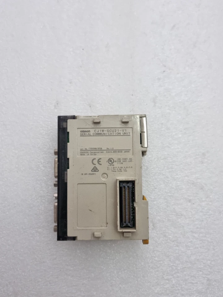 Omron CJ1W-SCU21-V1 Serial Communication Unit Ver 1.3 CJ1WSCU21V1(Used)